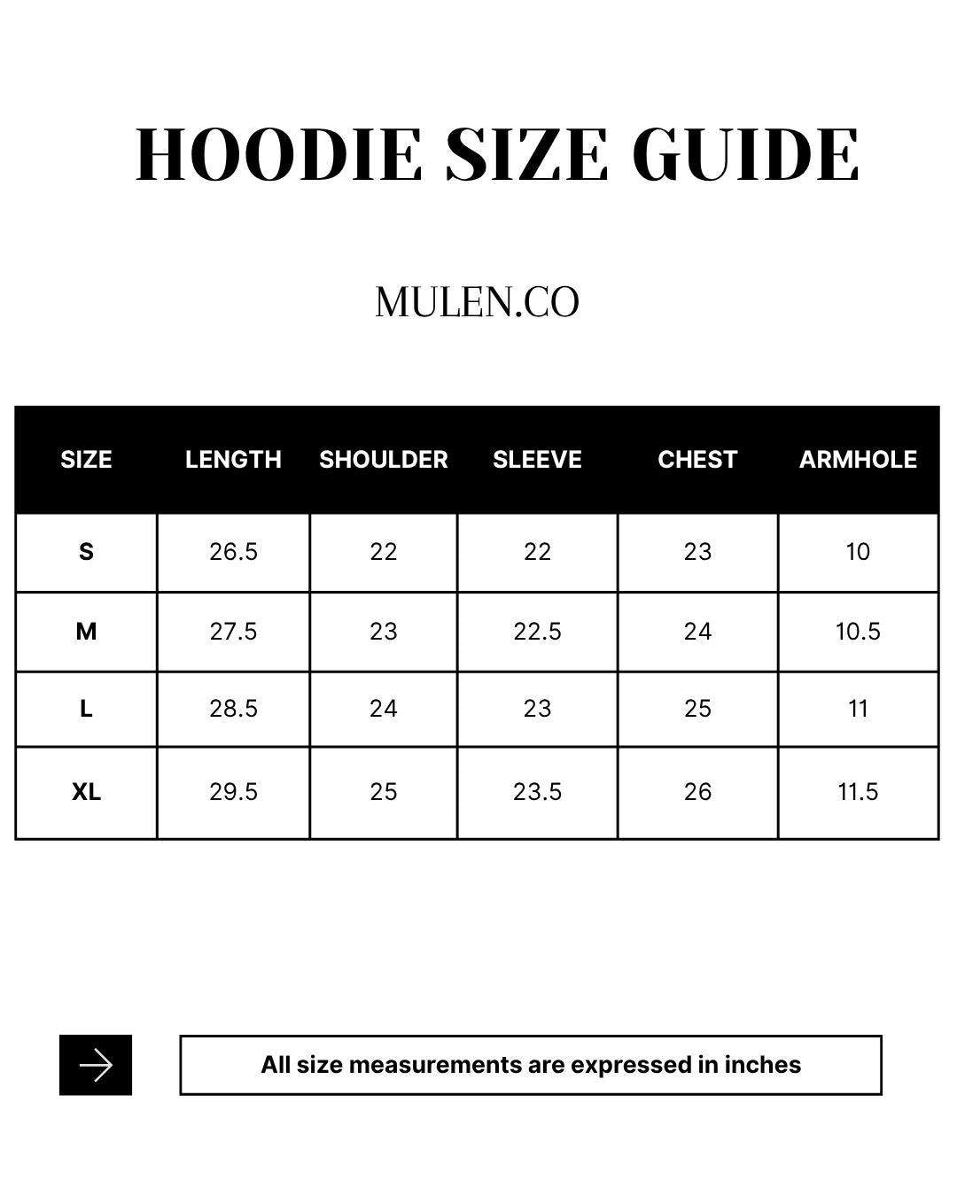 MULEN SIGNATURE EMBROIDRED HOODIE